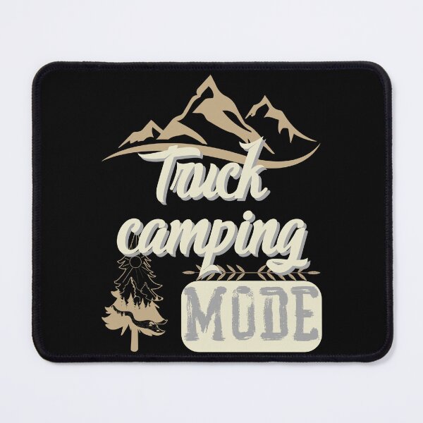 Item preview, truck camping mode, forest river sun inside tree pine designed and sold by movie-popcorn.