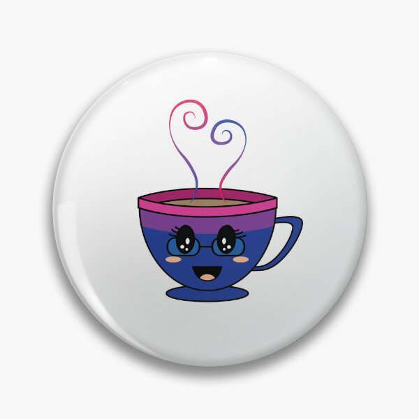 Item preview, Equalitea Bisexual Flag Pride with lashes and glasses designed and sold by qteapiecastle.