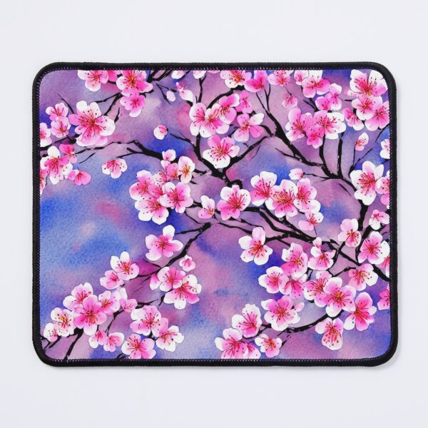 Item preview, Cherry Blossoms AI Art Watercolor designed and sold by debmund.