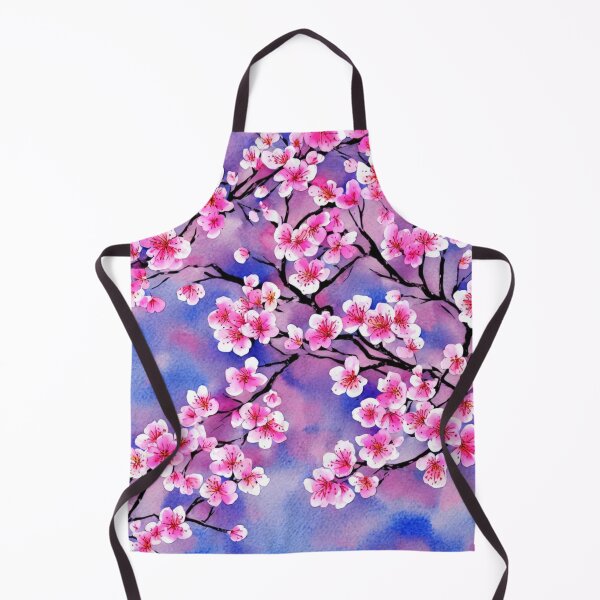 Item preview, Cherry Blossoms AI Art Watercolor designed and sold by debmund.