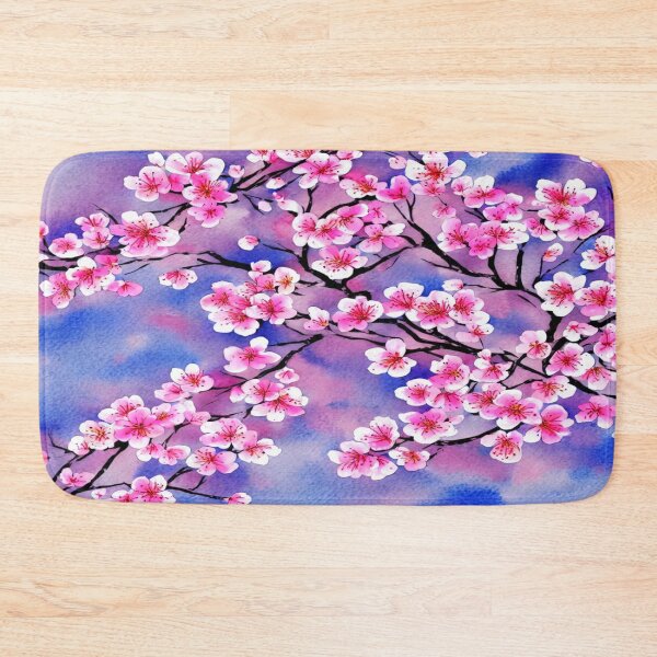 Item preview, Cherry Blossoms AI Art Watercolor designed and sold by debmund.