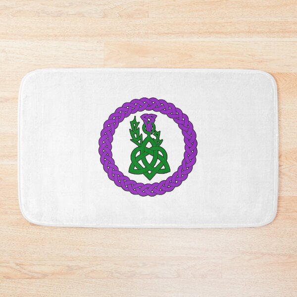 Item preview, Celtic knotwork with heart and thistle - colourised designed and sold by KyttsyKrafts.