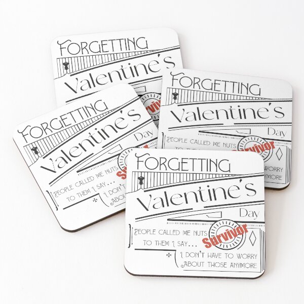 Item preview, Forgetting valentines (black) designed and sold by ACID-REIGN.