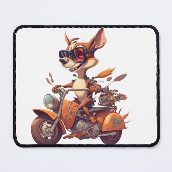 Item preview, Harley Davidson rider designed and sold by MerryHillStudio.