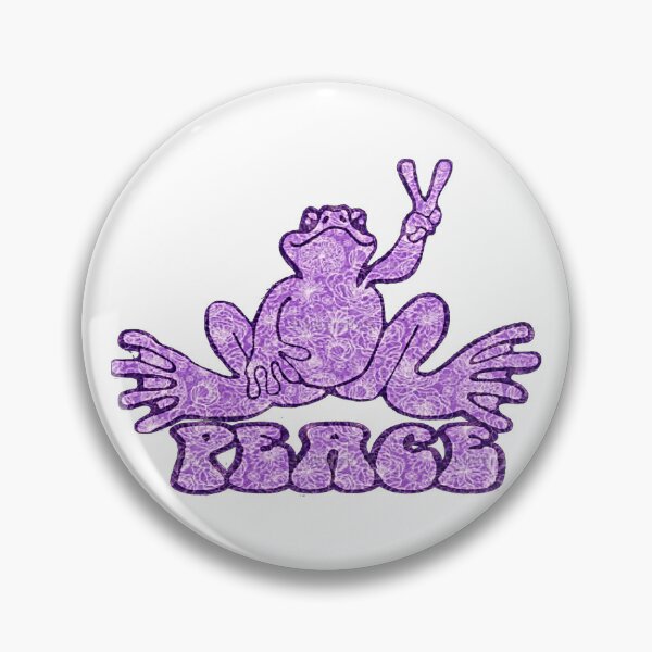 Item preview, Light Purple Peace Frog designed and sold by natnat7w.