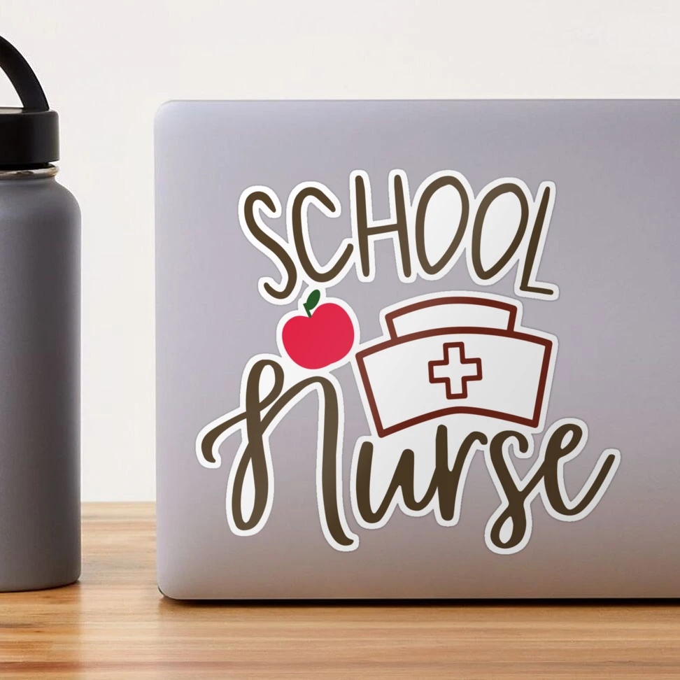 School Nurse Nursing Clinic Medical Stuff School Sticker