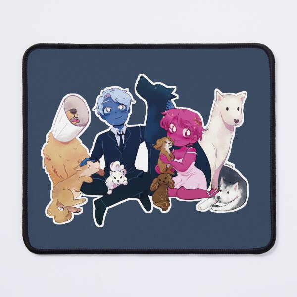Item preview, Lore Olympus - Persephone and Hades doggy family designed and sold by IKM218.