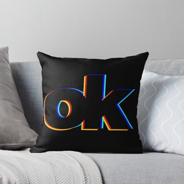 Okay Throw Pillow