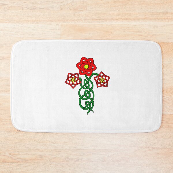 Item preview, Celtic knotwork with stylised flowers designed and sold by KyttsyKrafts.