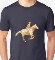 Golden Horsewoman Unisex T-Shirt