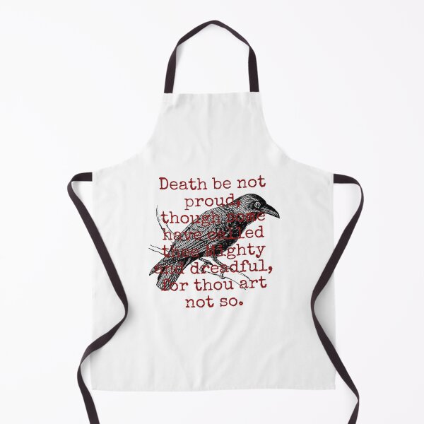 Item preview, Death Be Not Proud - Death Quote  designed and sold by CrankyOldDude.