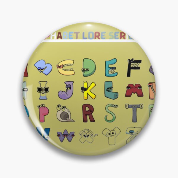 F & N Alphabet Lore Human Fan Kids - Alphabet - Pin