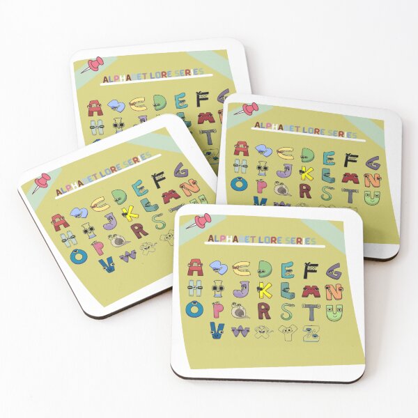 Item preview, Alphabet Lore Latter A-Z Sticker designed and sold by Zafer3.