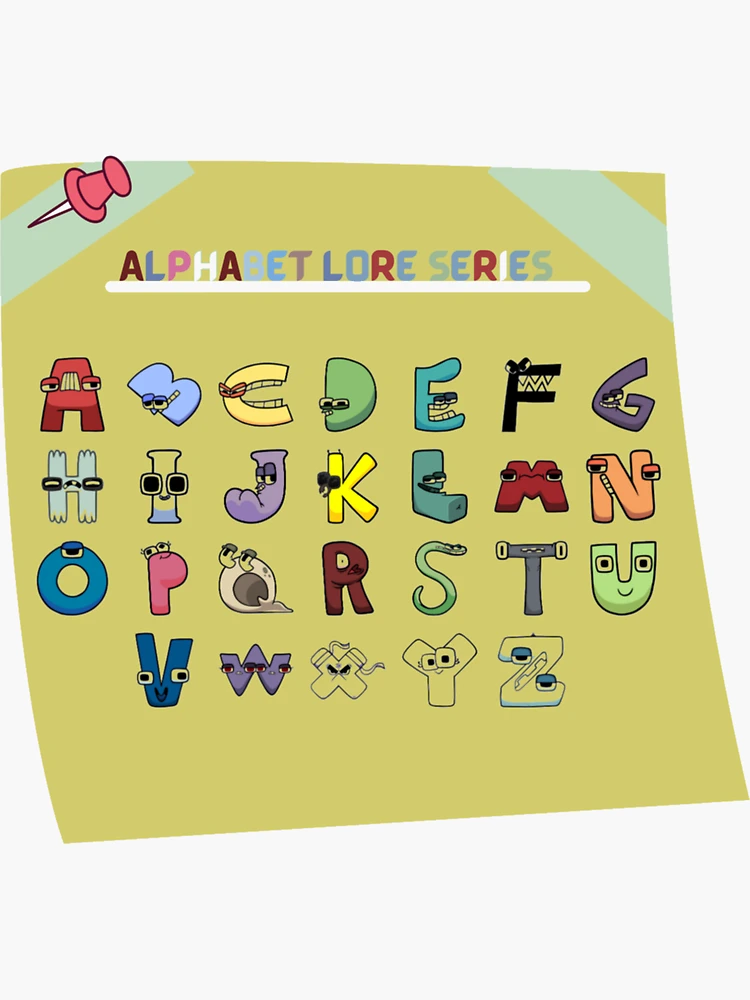 G ALPHABET LORE Sticker for Sale by Totkisha1