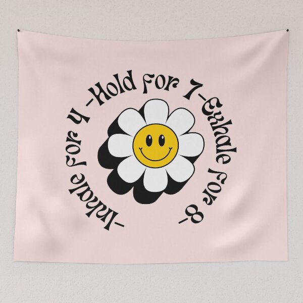 Item preview, In Hale for 4, Hold for 7, Exhale for 8 l Flower designed and sold by GabbyC03.