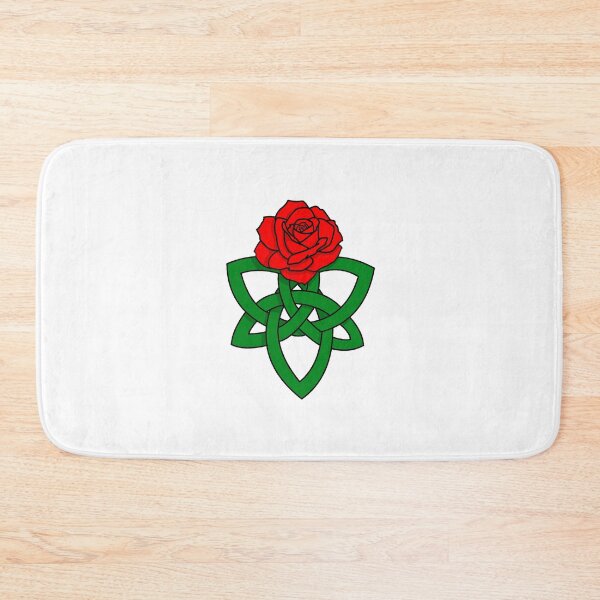 Item preview, Celtic knotwork with red rose designed and sold by KyttsyKrafts.