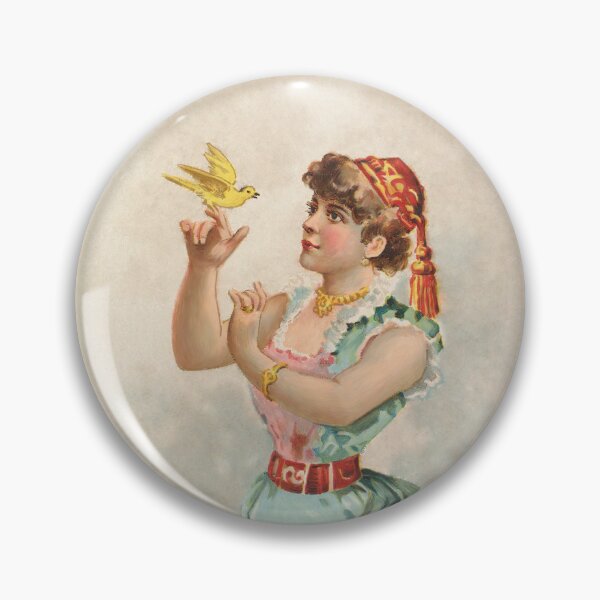Item preview, Pet Canary - Remastered 1890's Vintage Bird Art designed and sold by BirdFluffStuff.