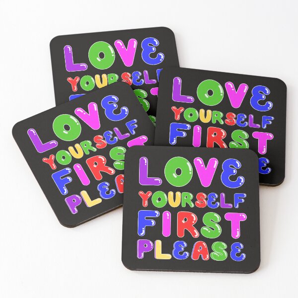 Item preview, LOVE YOURSELF FIRST PLEASE designed and sold by starfishstuff.
