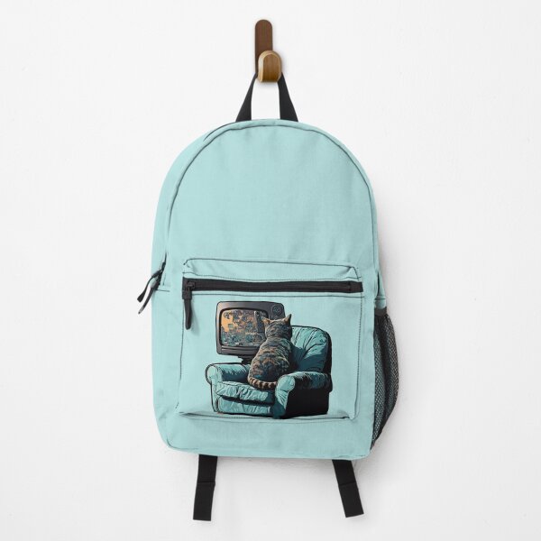 Item preview, Catflix, cat is chilling watching television designed and sold by EmeraldeaArt.