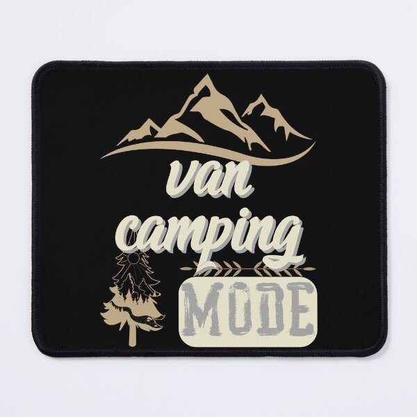 Item preview, van camping mode, forest river sun inside tree pine designed and sold by movie-popcorn.
