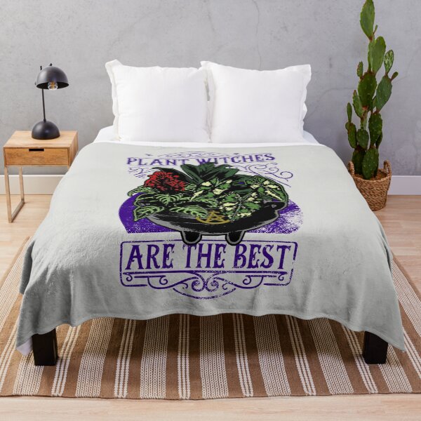 Item preview, Plant Witch | Colorful Artwork | Purple Lettering | designed and sold by VintagePlantJoy.