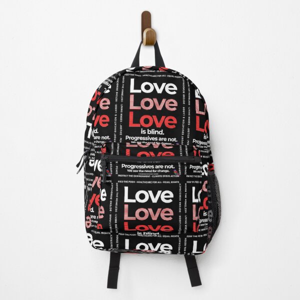 Item preview, PMD00354 Progressive Movement Designs Love is Blind Valentine for Progressives with 12 goals  designed and sold by ProgressiveLeft.
