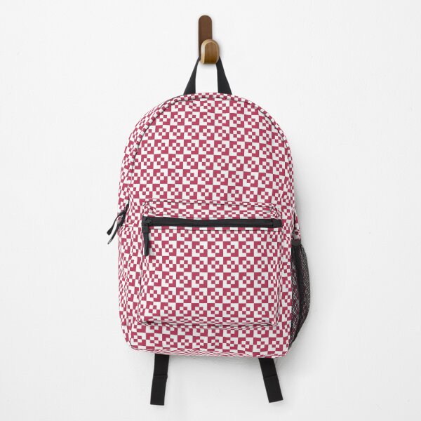 Item preview, Viva Magenta and White Geometric Non Traditional Check Pattern designed and sold by CJAura by Claire Jane Johnson.