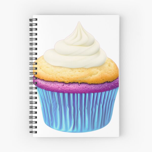 Item preview, Retro Pretty Cupcake | Classic Vanilla Frost & Purple Lavender Cake  designed and sold by Woodchucky.