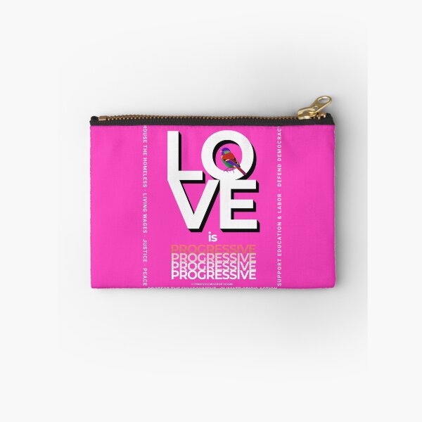 Item preview, PMD00355 Progressive Movement Designs Love is Progressive Valentine for Progressives with 12 goals  designed and sold by ProgressiveLeft.