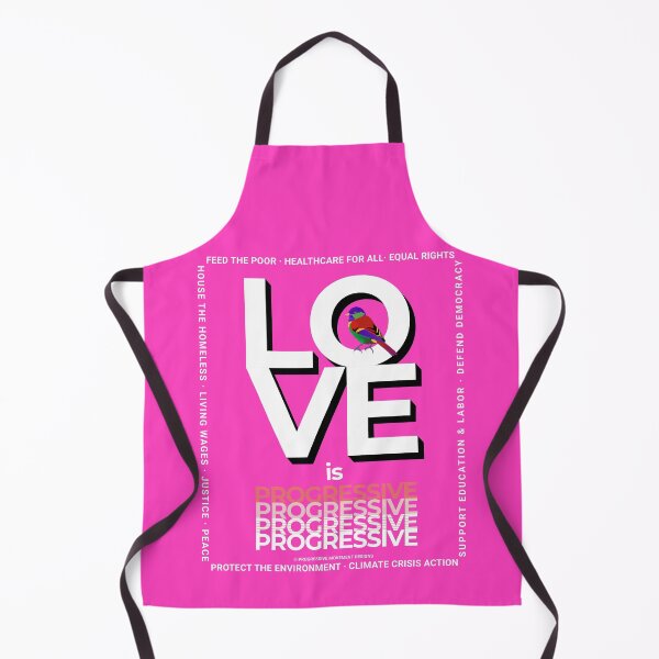 Item preview, PMD00355 Progressive Movement Designs Love is Progressive Valentine for Progressives with 12 goals  designed and sold by ProgressiveLeft.