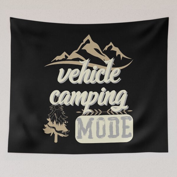 Item preview, vehicle camping mode, forest river sun inside tree pine designed and sold by movie-popcorn.