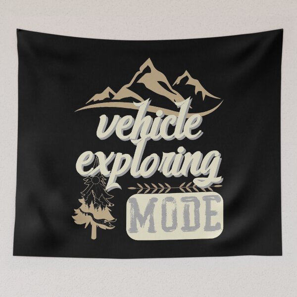 Item preview, vehicle exploring mode, forest river sun inside tree pine designed and sold by movie-popcorn.