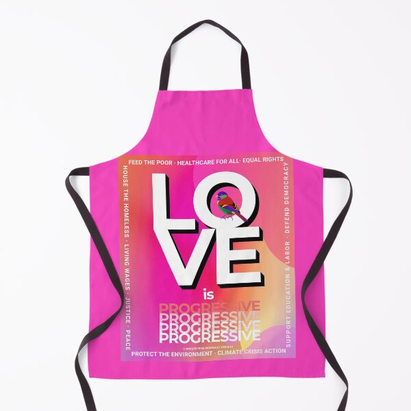 Item preview, PMD00356 Progressive Movement Designs Love is Progressive colorful Valentine for Progressives with 12 goals  designed and sold by ProgressiveLeft.