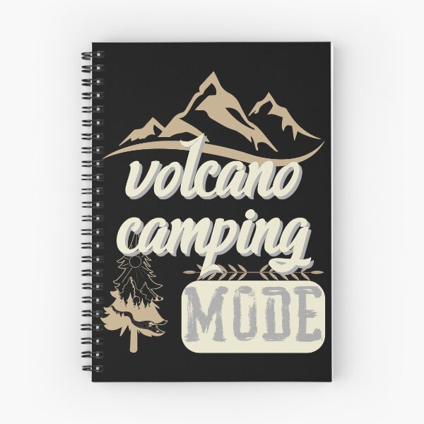 Item preview, volcano camping mode, forest river sun inside tree pine designed and sold by movie-popcorn.