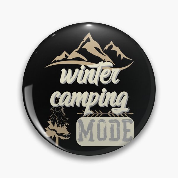 Item preview, winter camping mode, forest river sun inside tree pine designed and sold by movie-popcorn.