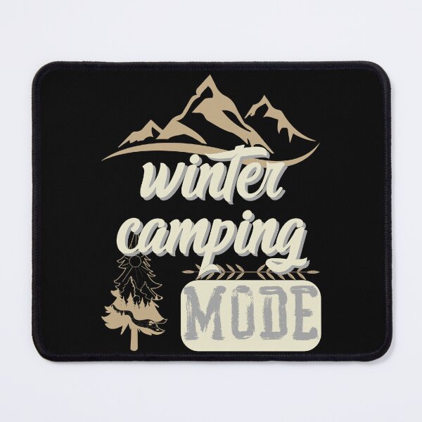 Item preview, winter camping mode, forest river sun inside tree pine designed and sold by movie-popcorn.