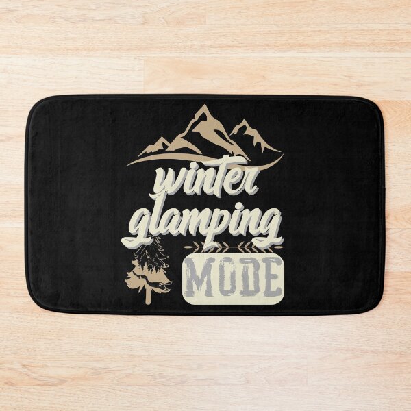 Item preview, winter glamping mode, forest river sun inside tree pine designed and sold by movie-popcorn.