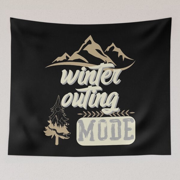 Item preview, winter outing mode, forest river sun inside tree pine designed and sold by movie-popcorn.