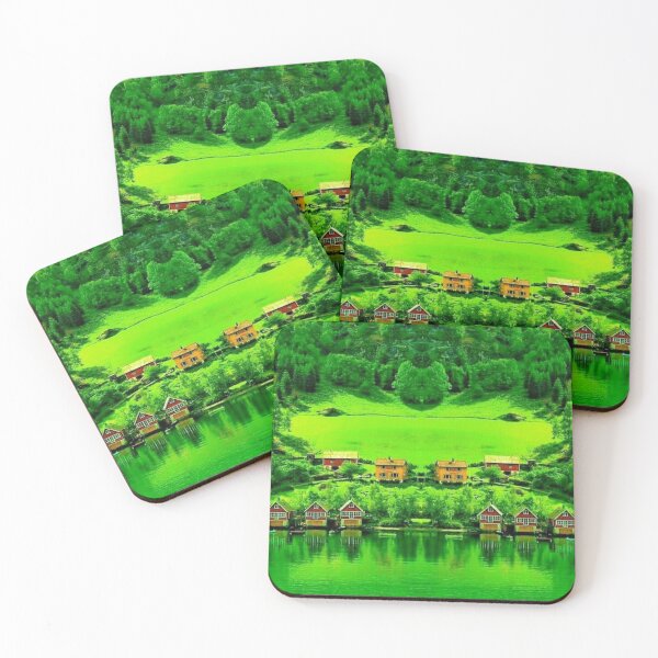 Item preview, Beautiful White waters, Amazing Cottage Houses all surrounded by lush green mountains are absolutely breathe taking and Amazing.  designed and sold by Tiannalaw.