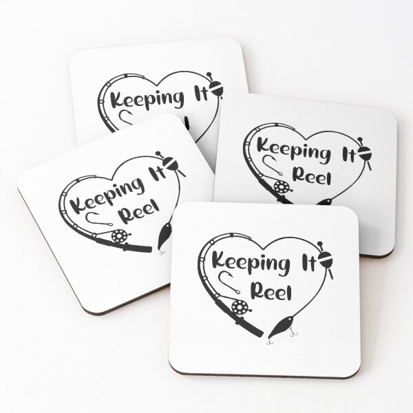 Item preview, FISHING QUOTE | KEEPING IT REEL | FISHING QUOTE SAYING | FISHING LOVER designed and sold by YourMinimalist-.