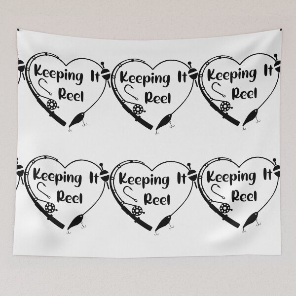 Item preview, FISHING QUOTE | KEEPING IT REEL | FISHING QUOTE SAYING | FISHING LOVER designed and sold by YourMinimalist-.