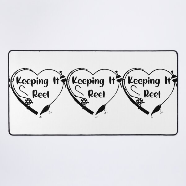 Item preview, FISHING QUOTE | KEEPING IT REEL | FISHING QUOTE SAYING | FISHING LOVER designed and sold by YourMinimalist-.