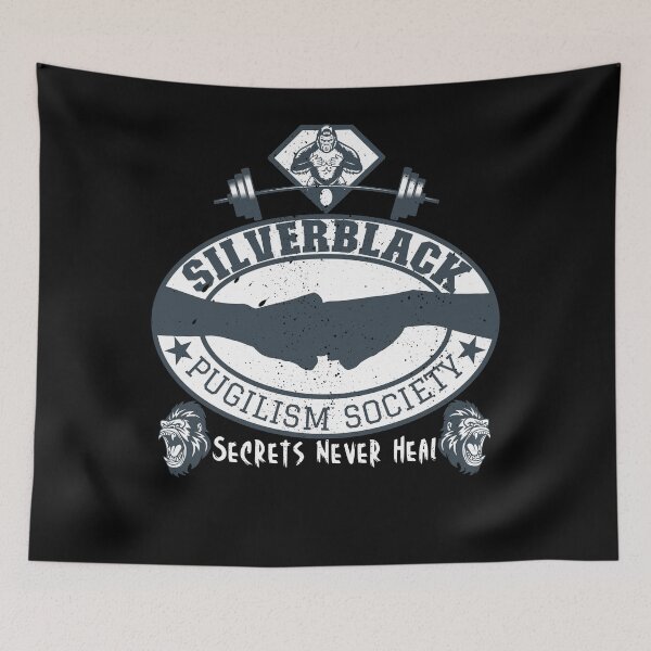 Item preview, Boxing Club SilverBlack Pugilism Society Vintage Gorilla designed and sold by nagasaki-fats.