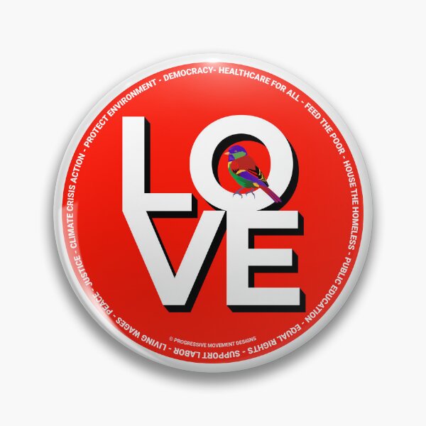 Item preview, PMD00358 Progressive Movement Designs Love for any day or Valentines Valentine for married or dating progressives  designed and sold by ProgressiveLeft.