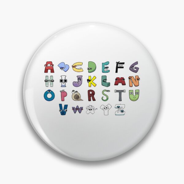 Alphabet Lore Pins and Buttons for Sale