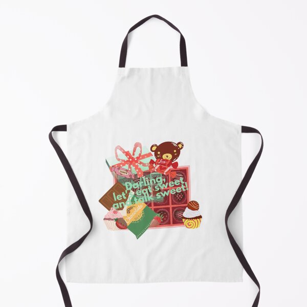 Item preview, Darling Let's Eat Sweet designed and sold by VintageArtByIda.