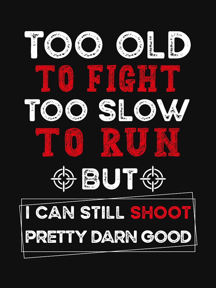 T-shirt Humour Homme "Be Careful I'm Too Fat To Run Away I Will Fight" - Coton, Coupe Régulière