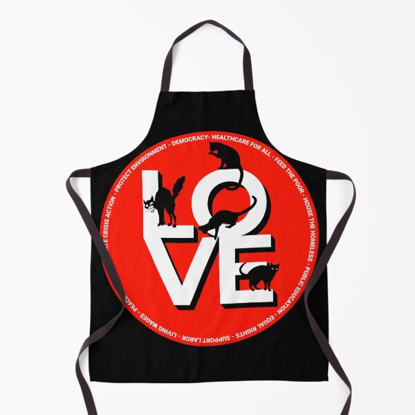Item preview, PMD00359 Progressive Movement Designs Love with Cats for any day or Valentines Valentine for married or dating progressives designed and sold by ProgressiveLeft.