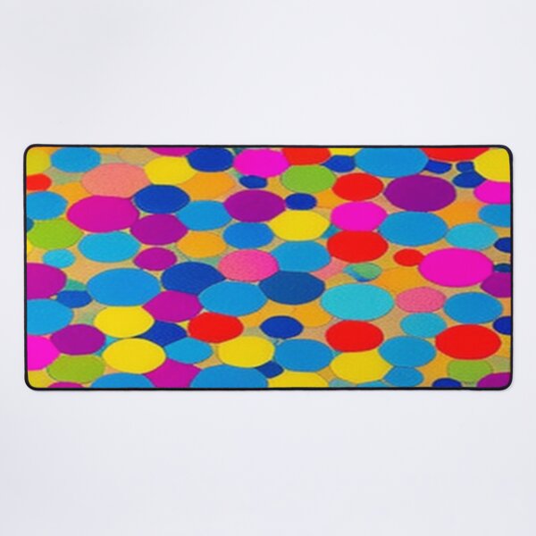 Vista previa del artículo con la obra «Puntos de colores abstractos», diseñado y vendido por calibrit.