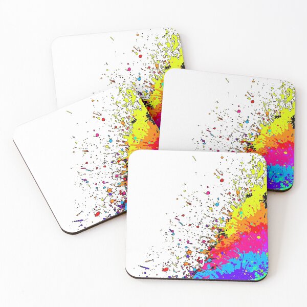 Item preview, Grunge Paint Splat Rainbow designed and sold by leen12 Art Designs Prints.